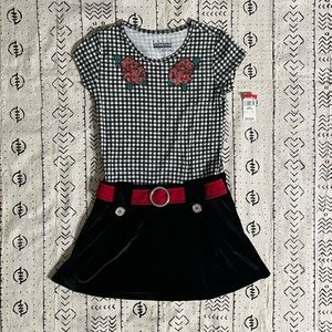 Checkered Basic Editions Kids Dress